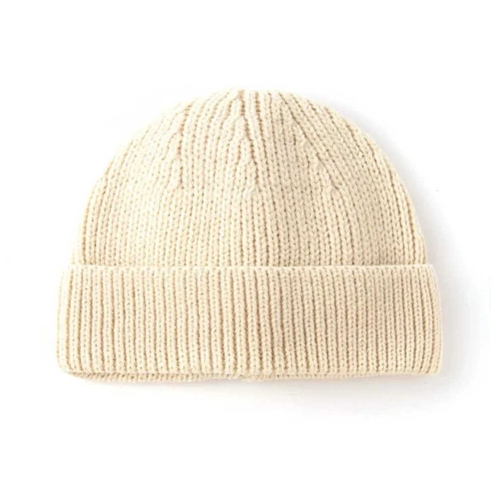 Wool Watch Fisherman Beanie Cap